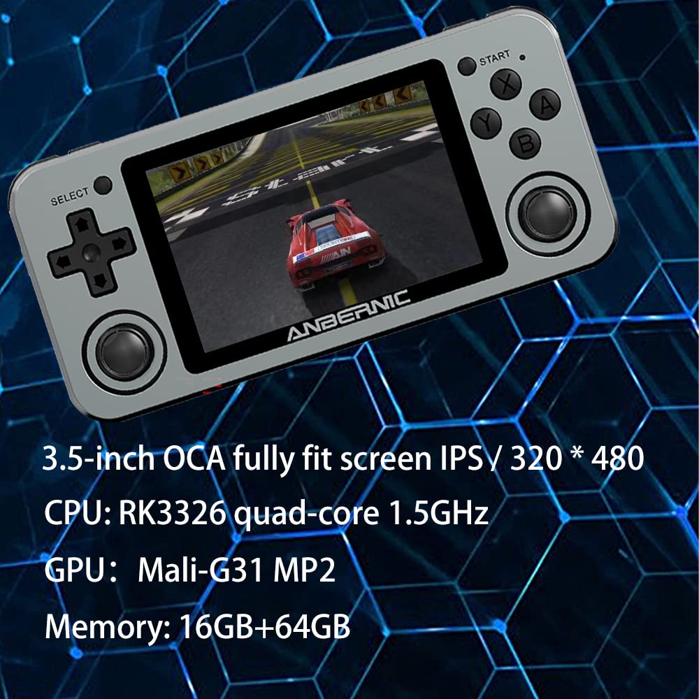 Amazon | Diketigeey RG351M ハンドヘルドゲームコンソール 3.5