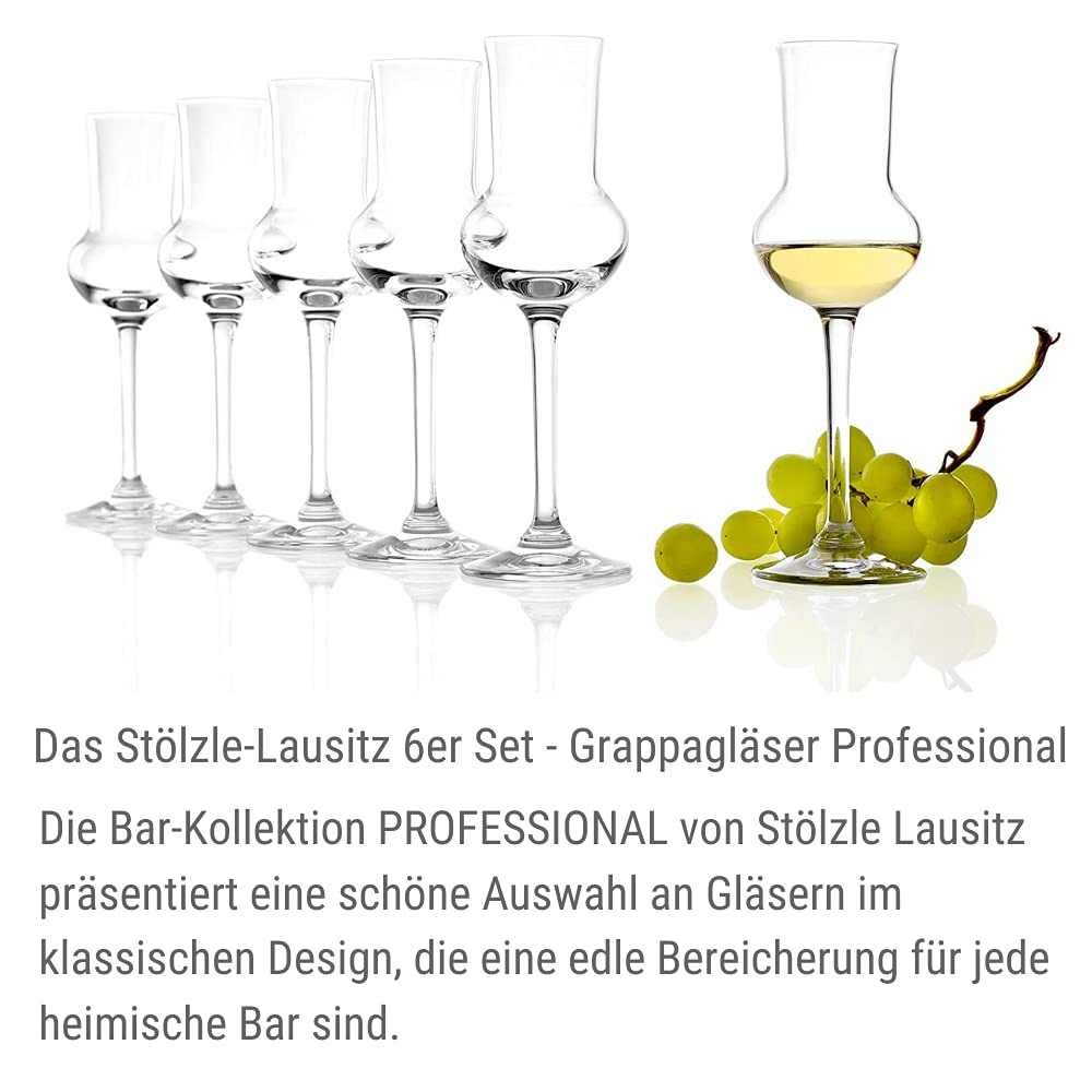 Verre - Grappe Dorée, 6 Verres à Liqueur - Art & Antiquités - État Neuf