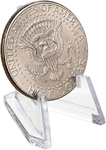 Vista 25 de Hipiwe - Soporte de caballete de acrílico transparente para exhibir monedas, Air-Tite, monedas, relojes de bolsillo, cápsulas, medallas
