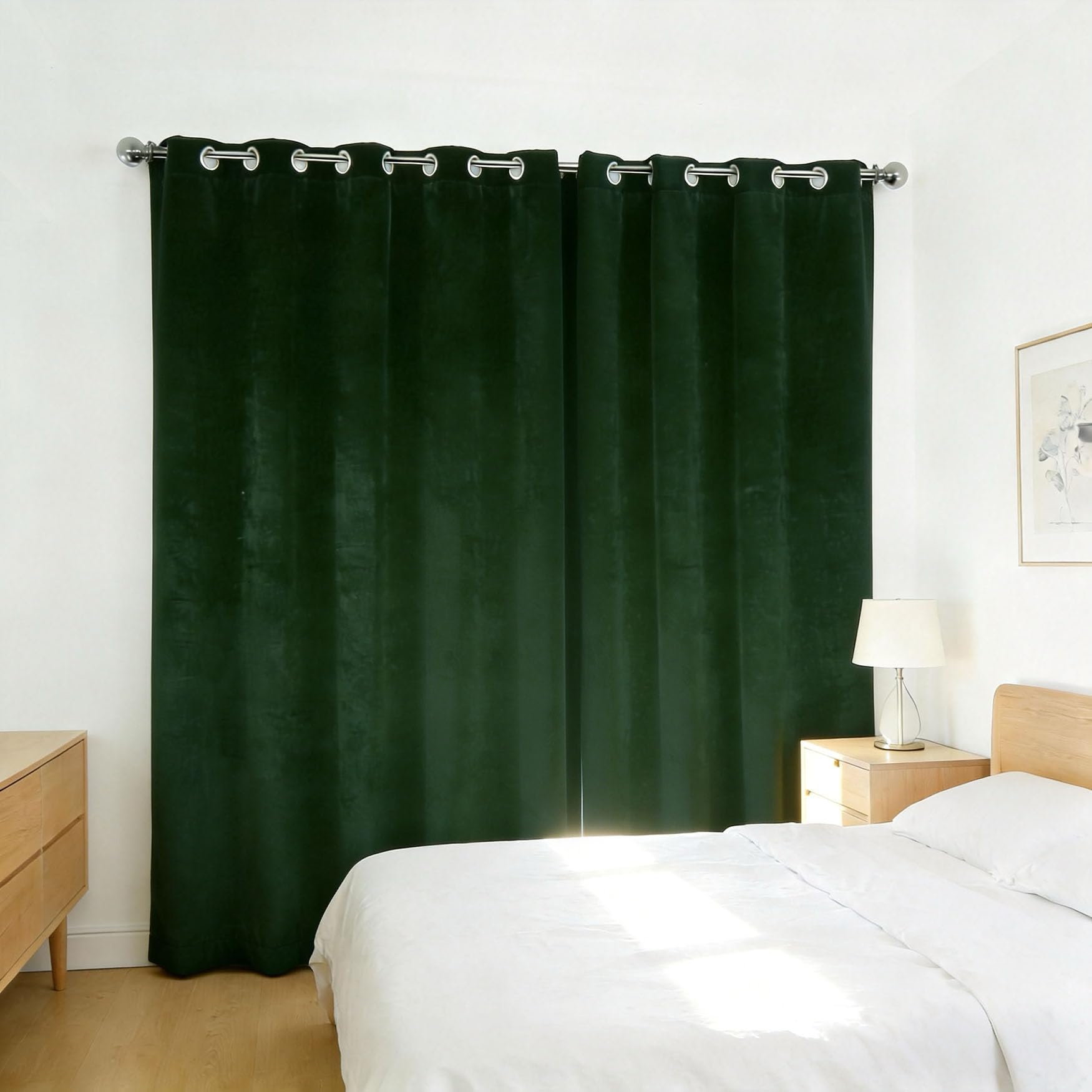 Rideaux opaques thermiques anti-froid pour isoler le salon et le dressing
