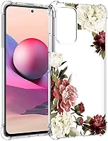 Vista 3 de Funda para Redmi Note 10 (4G)/para Redmi Note 10S M2101K7BG Funda transparente para niñas mujeres, TPU suave a prueba de golpes Funda protectora