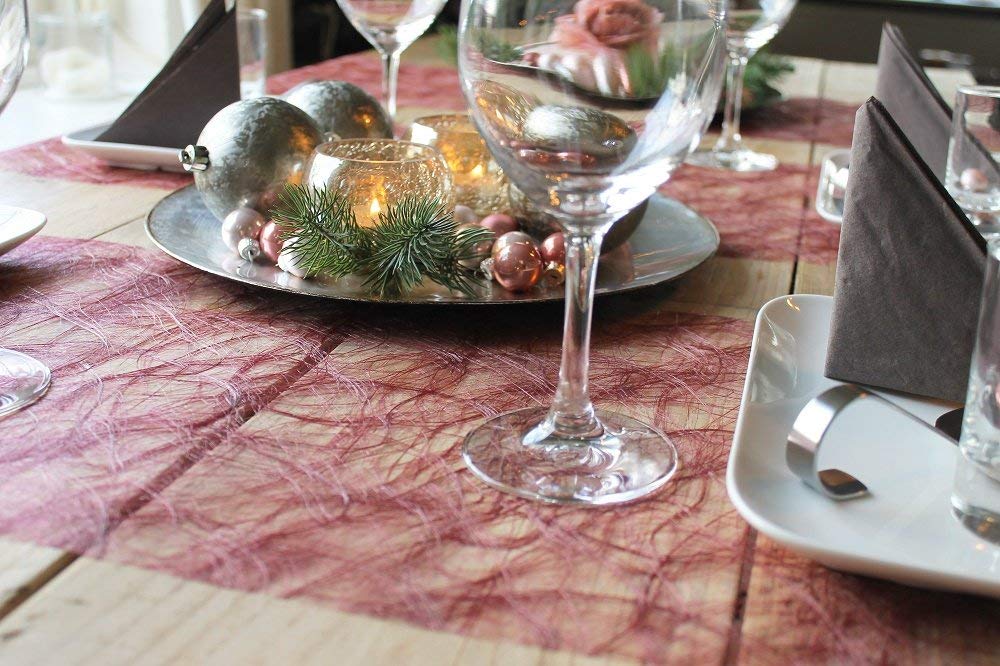 Sizoweb® Runner Da Tavola Metallizzato Rame – Nastro Tavolo 30 Cm X 5 M, Decorazione Per Feste E Ricevimenti - 3