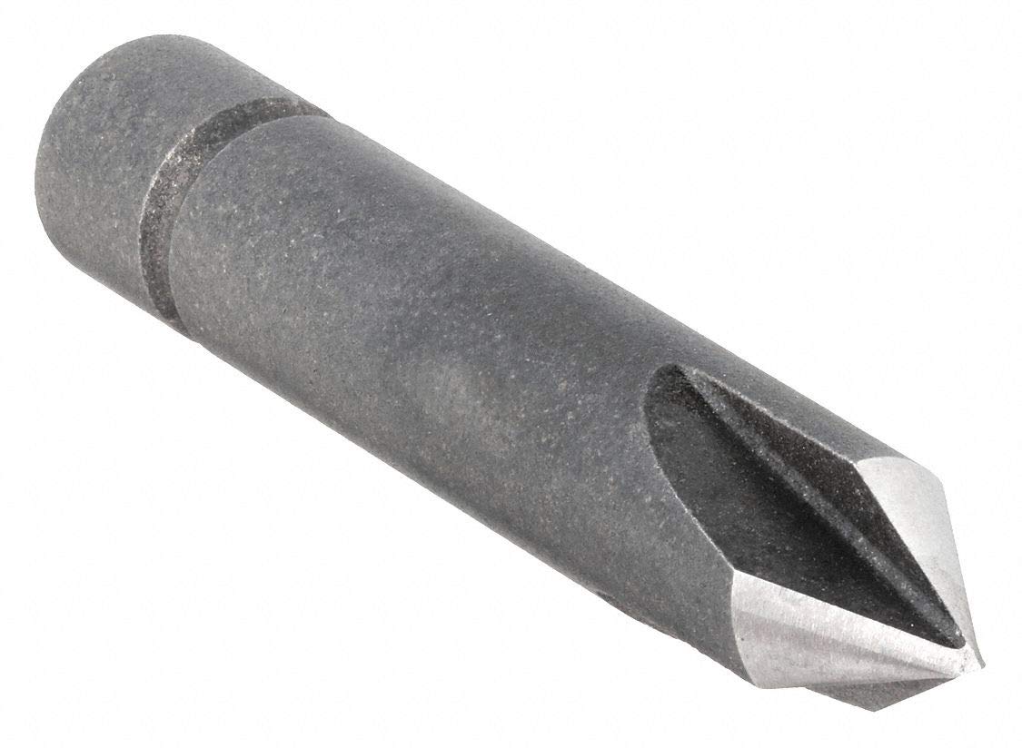 Countersink, 3 Fl, 60 Deg, 1/2, Cobalt