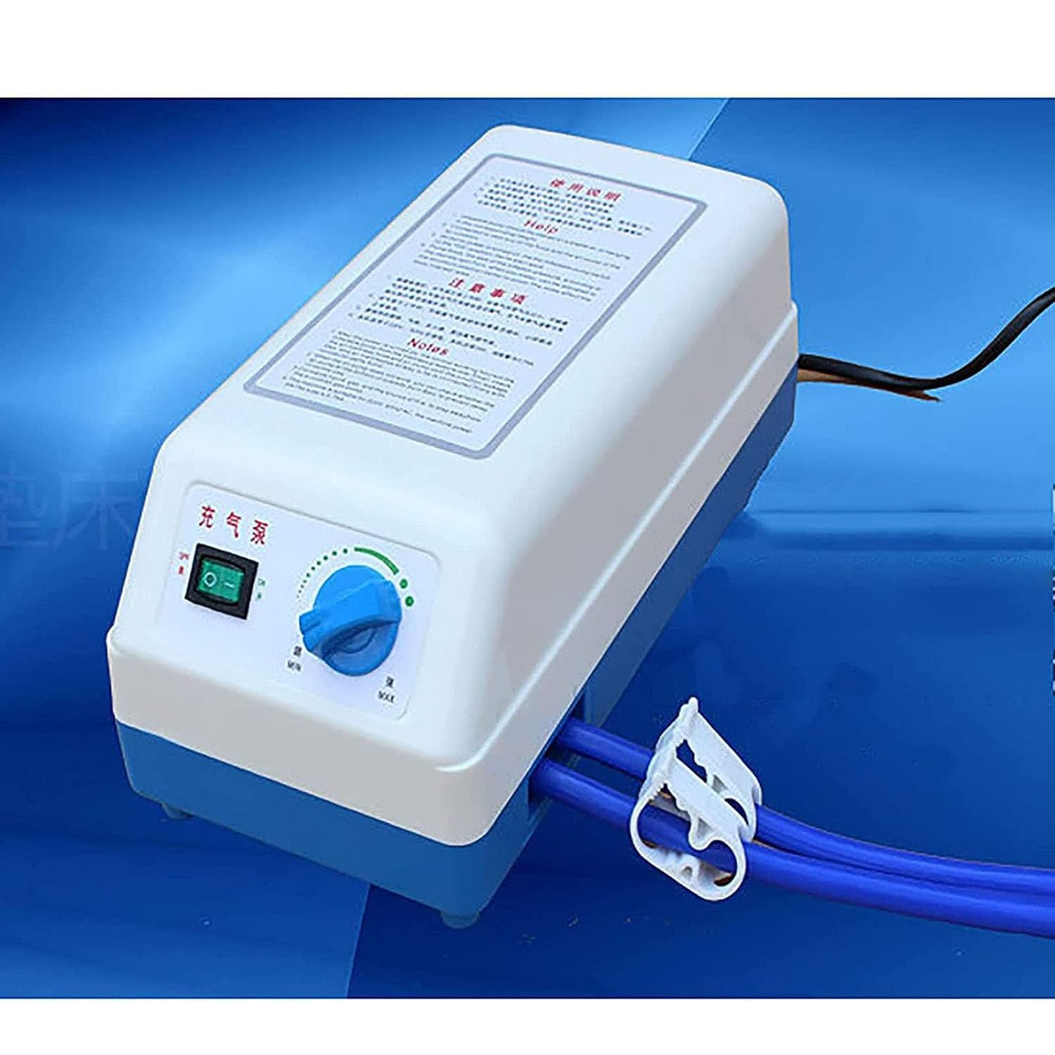 Cuscino Gonfiabile Per Sedia a Rotelle, Cuscini Antidecubito Con Pompa, 11 Strisce Gas, Materasso Ad Aria Per Alleviare La Pressione, Tessuto PVC Impermeabile, Per Pazienti Post-operatori Su Sedia