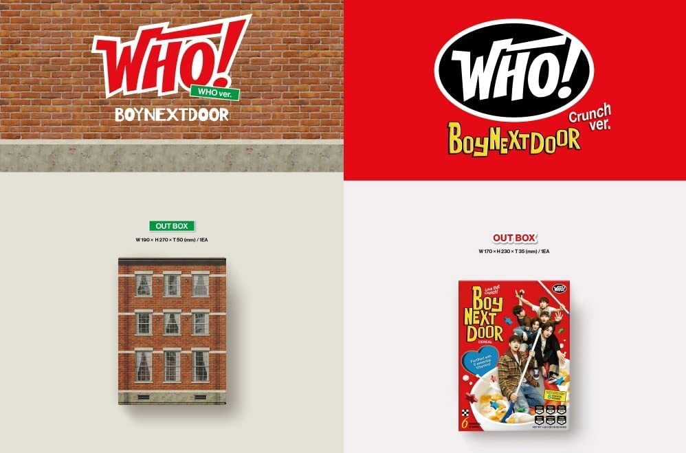 Miniatura 2 de BOYNEXTDOOR WHO! 1st Single Album Poster on pack+Photobook+Photocard+Postcard+Tracking Sealed Crunch Version