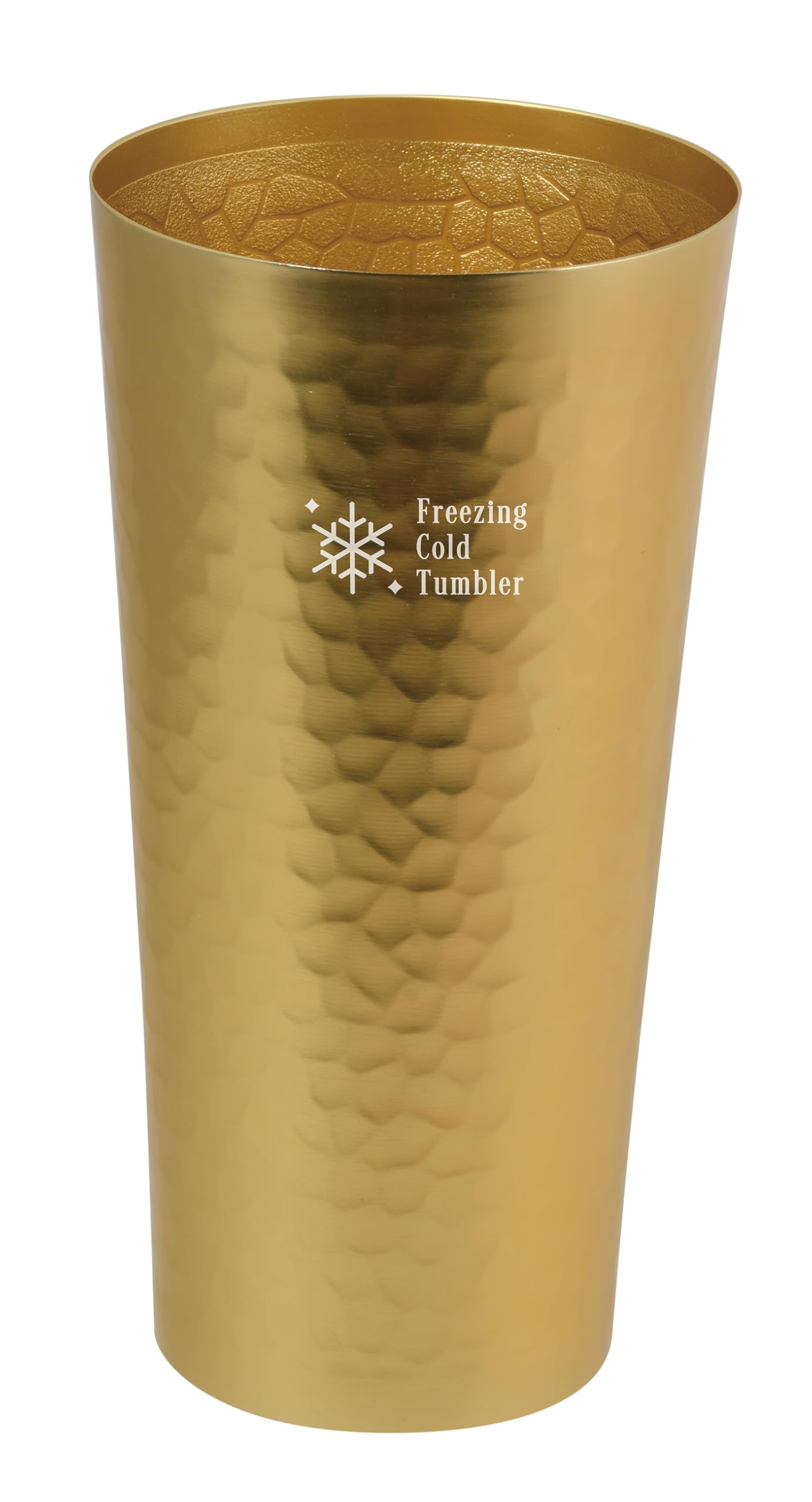 Amazon｜パール金属 タンブラー アルミ製 900ml ゴールド フリージング