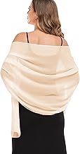 Soft Chiffon Scarves Shawls and Wraps for Women Silky Pashmina Scarf for Wedding Bridal