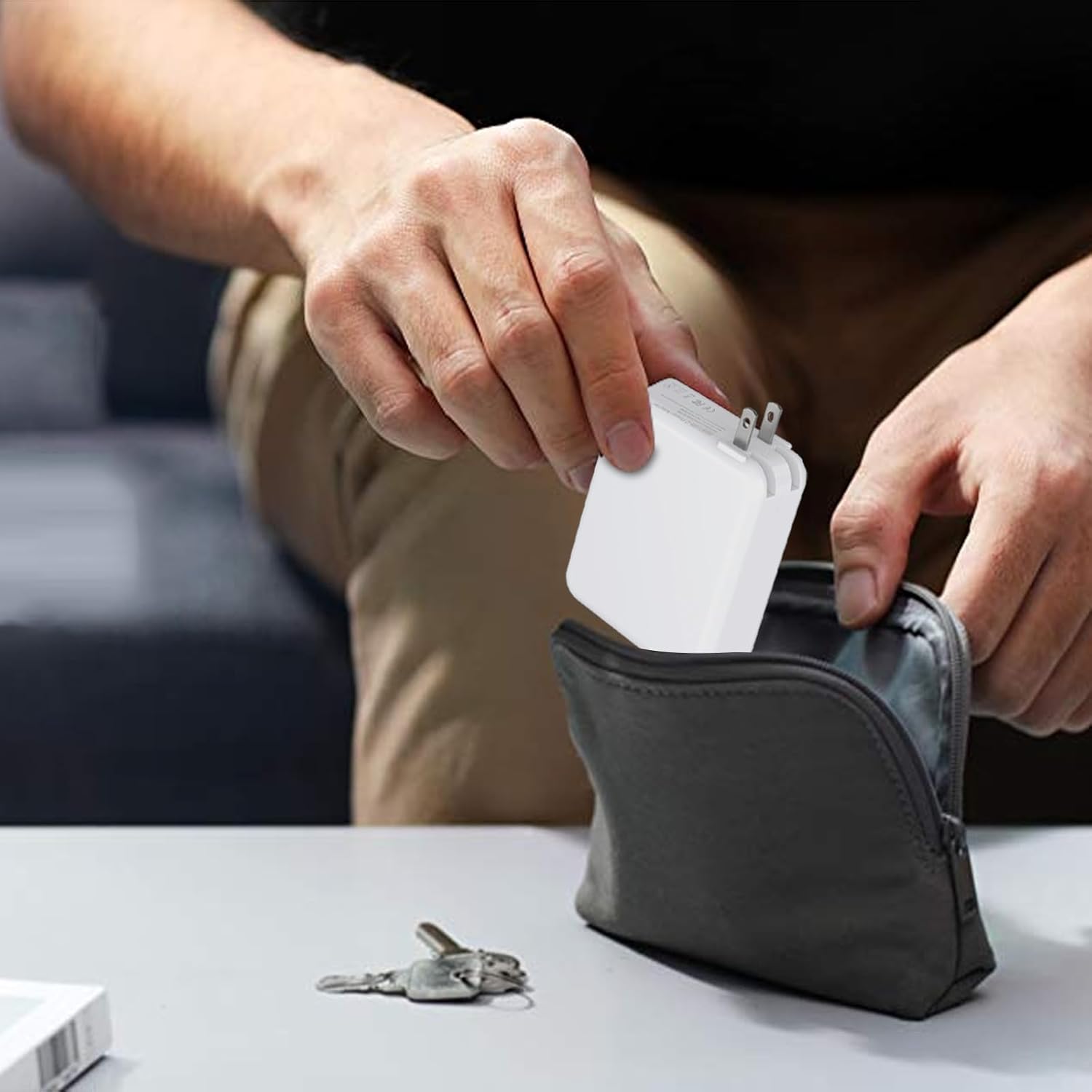 96W USB C Fast Charger Power Adapter Compatible with New Mac Book Air 13 Inch MacBook Pro 16" 2021 2020 2019 2018 (AP-96W) - Image 5