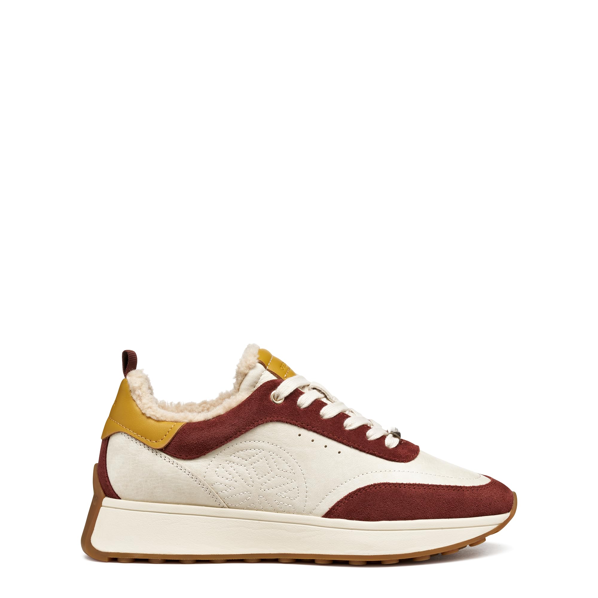 Geox Woman D Amabel Sneakers Papyrus/Brick 36 EU