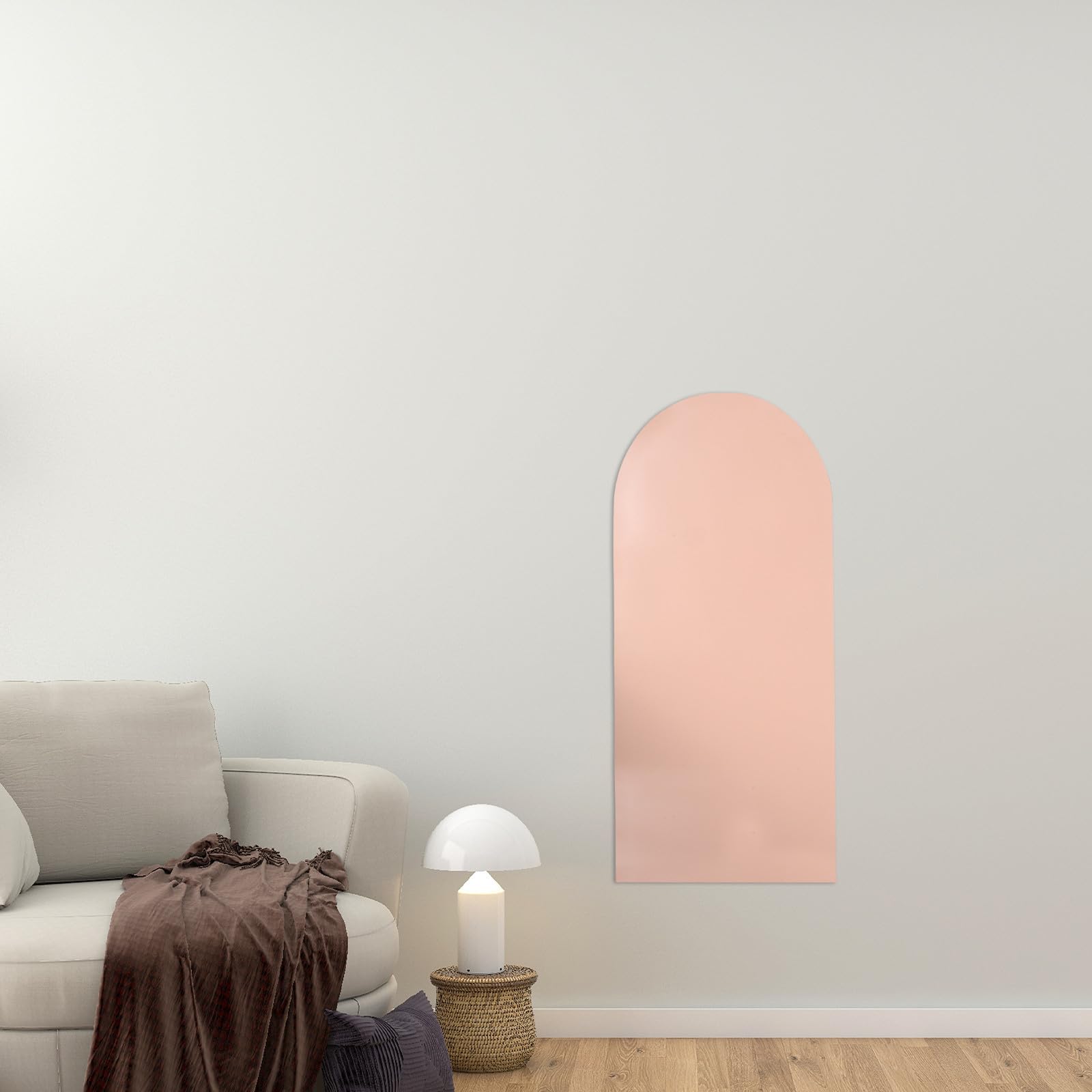 SHERCHPRY Pegatina Superficie Fácil de Limpiar Pared para Magnética Rosa en Forma de Arco Reutilizable Adecuado para Habitaciones Infantiles y Guarderías
