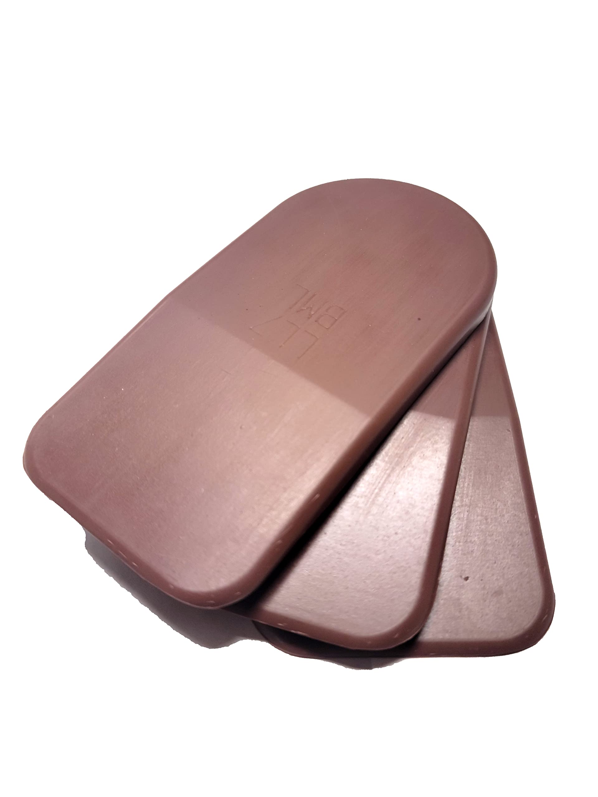 BML 7mm Heel Lifts, 3pk (Ladies Large, Red [Firm])