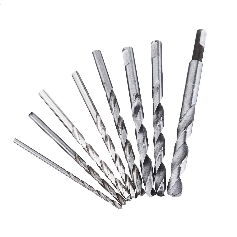 8Pcs 5/16-1/4 Inch Autocentrante Puerta Ventana Bisagra Set Twist Wood Taladro Broca Perforadora
