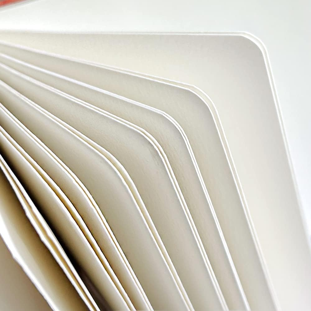Watercolor Paper Sketchbook,5x5 20 Sheets 140lb/300gsm Heavyweight Paper