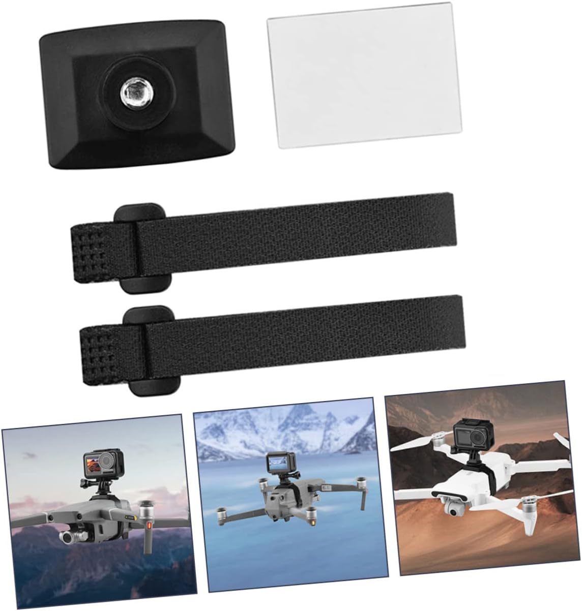 Drone Camera Extension Bracket Compatible with Air Pro Mini Easy Install Action Camera Mount with Screw for Quick Release Durable Design Drone Accessory