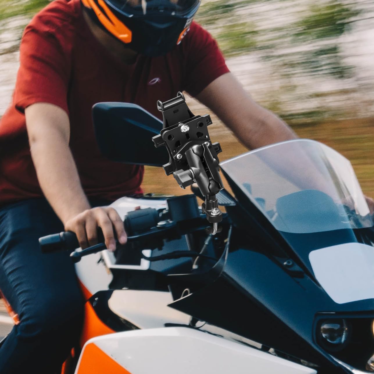 PLAFOPE Soporte para Teléfono de Motocicleta Absorción de Impactos