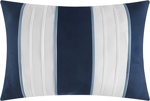 Miniatura 6 de Chic Home Malea - Juego de edredón y edredón de 12 piezas con estampado floral contemporáneo en una bolsa, juego de sábanas y fundas de almohada