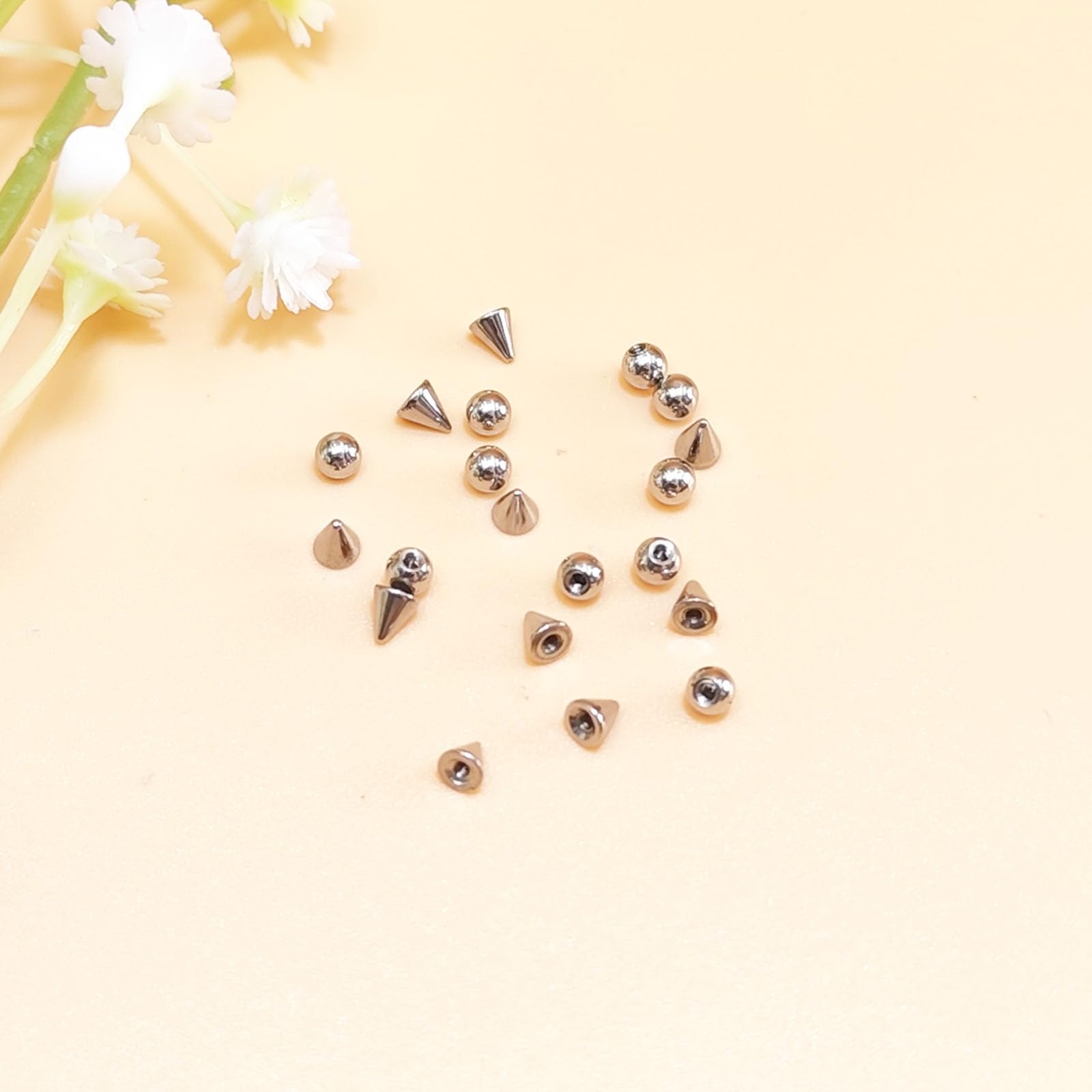 16G 3 mm wymiana kulki do piercingu biżuteria stal chirurgiczna kulka do przekłuwania warg tragus piercing helix kolczyk do ucha