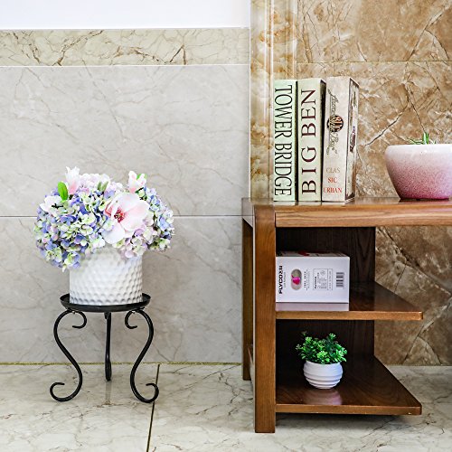 Small Plant Stand Indoor Floor Flower Pot Holder Rack(8 Inch Pots)/Round Iron Potted Plant Stands Pack Of 2 #TOP4