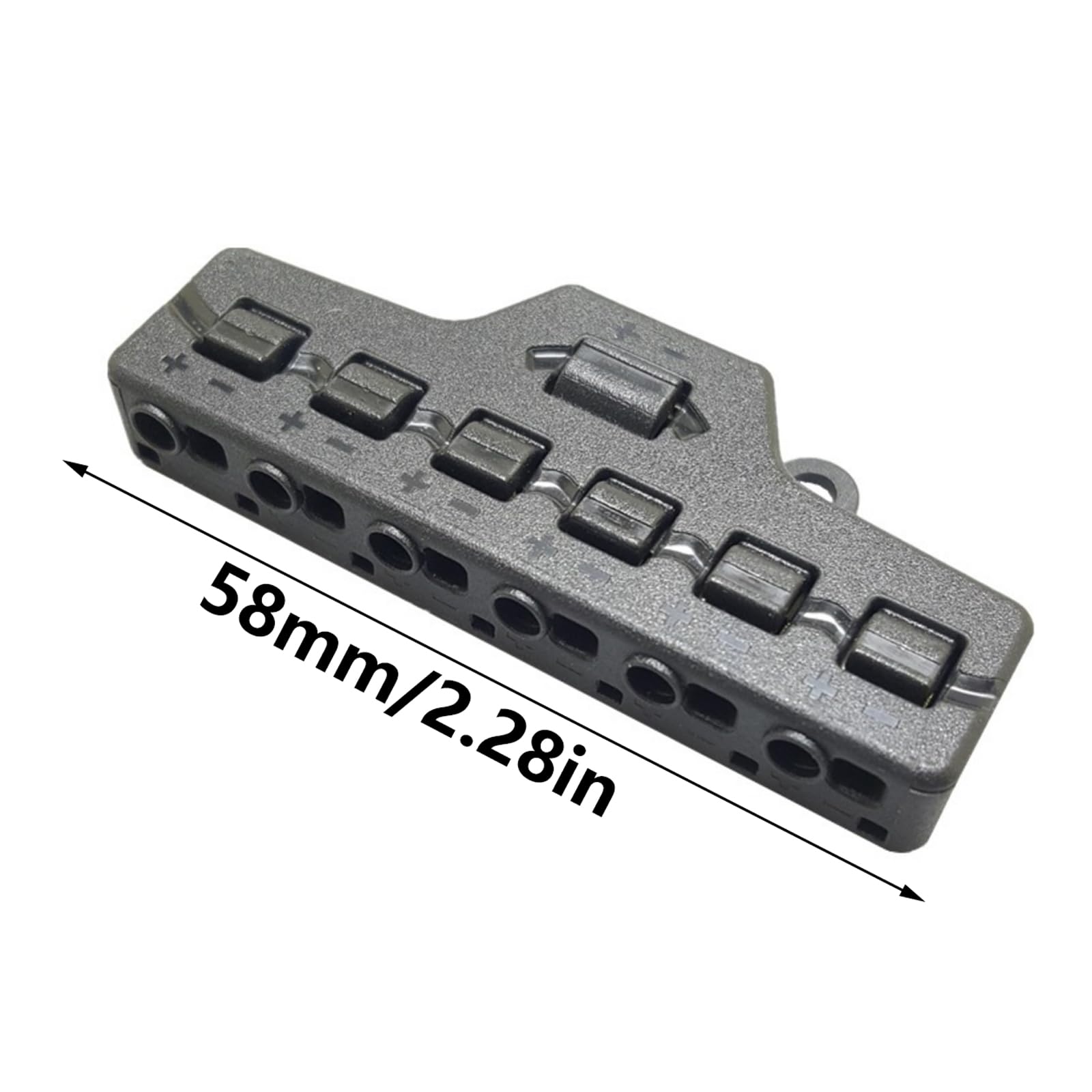 Effizienter Stromverteilerstecker mit 1 Eingängen & 6 Ausgängen LED Streifen Lichtverdrahtung Verteilerblock für LED Streifen Schnellanschluss Verteilerblock