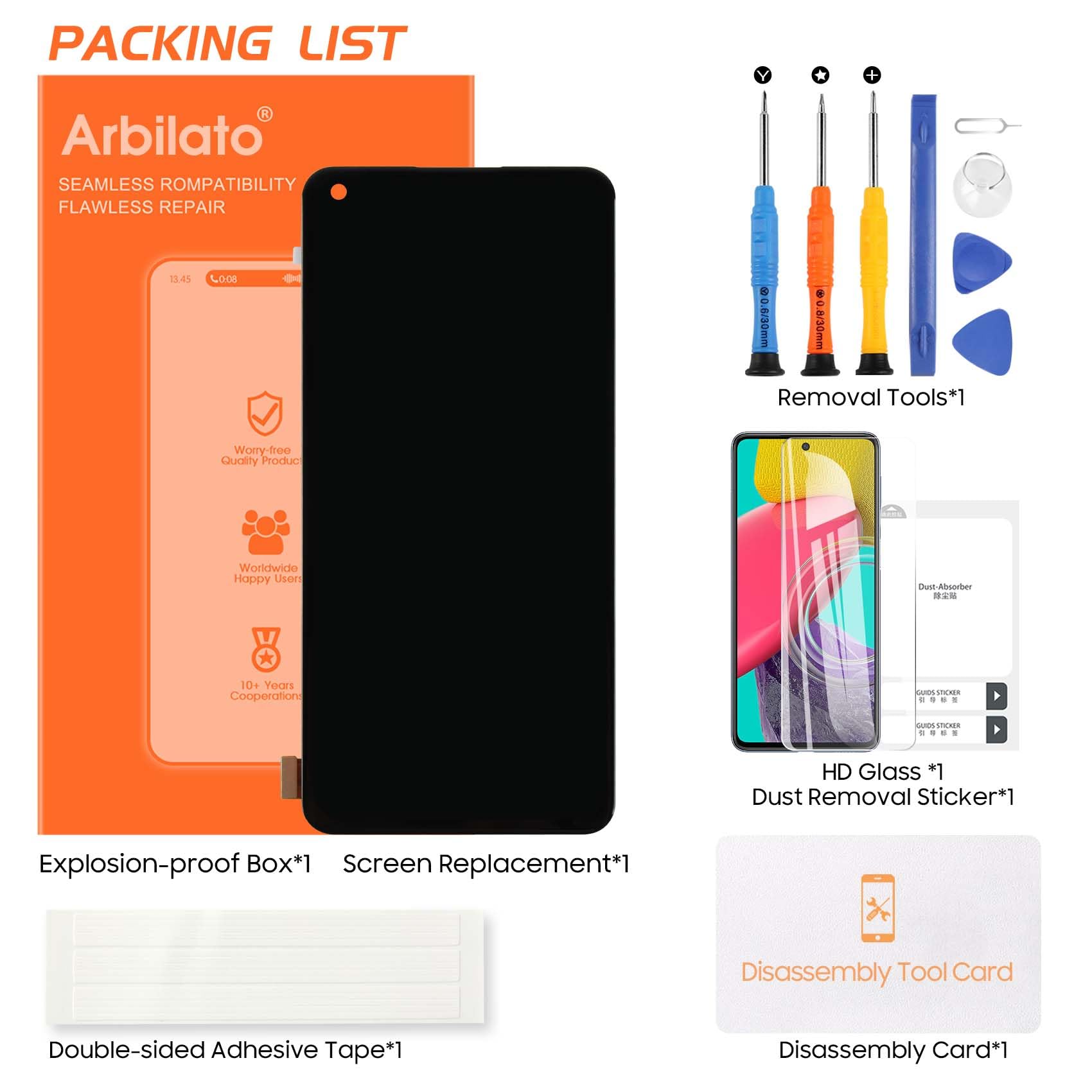 Schermo LCD per Xiaomi 11 Lite NE 5G/Mi 11 Lite 4G/Mi 11 Lite 5G Schermo di Ricambio Digitizer 2109119DG M2101K9AG M2101K9G Touch Assemblaggio parti di riparazione (6.55")