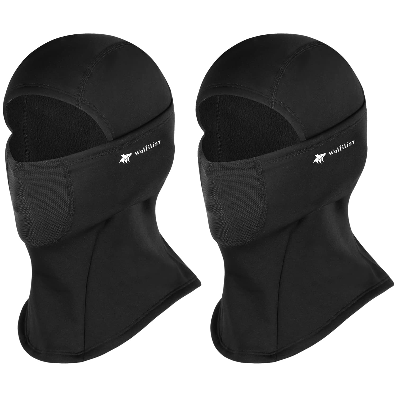 2 Pack Balaclava Ski Mask for Men Women, Winter Face Mask Windproof Motorcycle Mask Thermal Fleece Full Face Hood