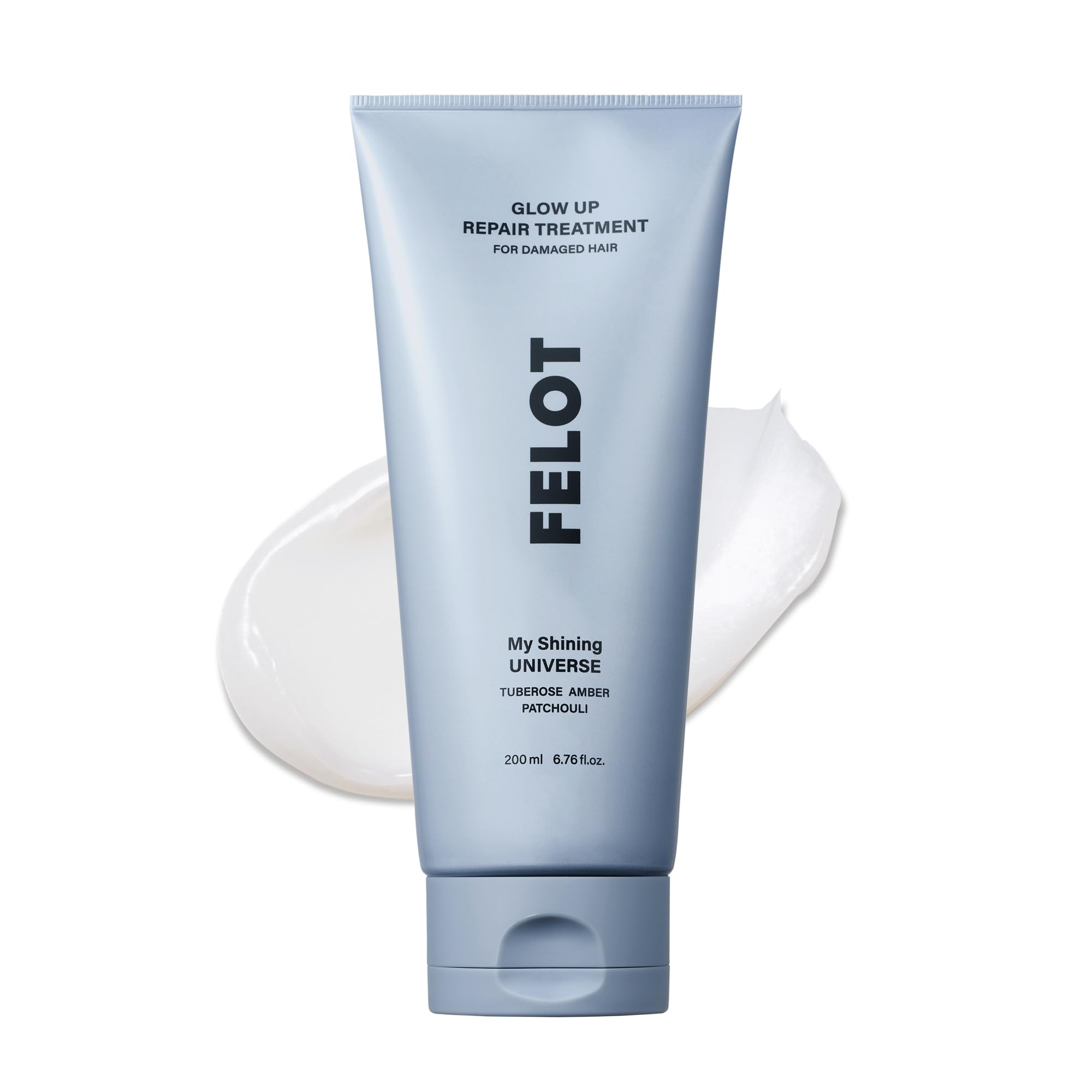 FELOT Glow Up Repair Treatment – Professional Hair Repair for Damaged Hair, Restores Shine, Hydration, and Strength -6.76 fl. Oz.