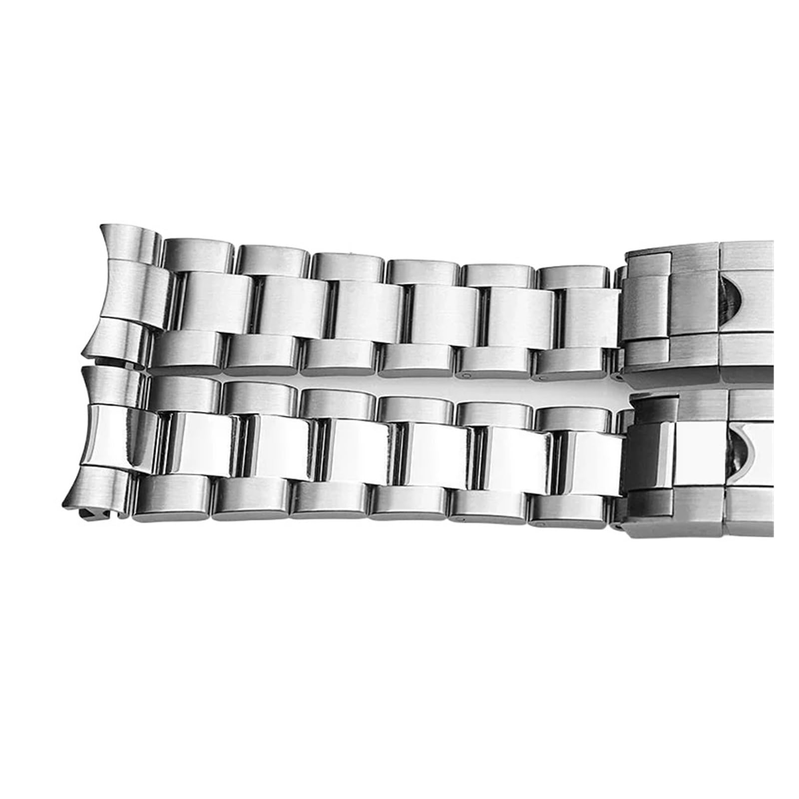 Générique Compatible avec Rolex SUBMARINER Yacht-Master GMT Bracelet de montre, fermoir Glidelock, en acier inoxydable 20mm 21mm