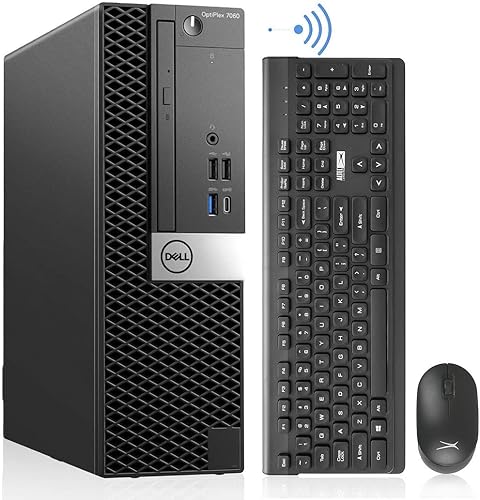 Dell Computadoras de escritorio OptiPlex 7060 Windows 11 Intel 6-Core i5-8500 16GB DDR4 RAM 512GB NVMe M2 Wi-Fi 6e AX210 Bluetooth 52 PC de factor