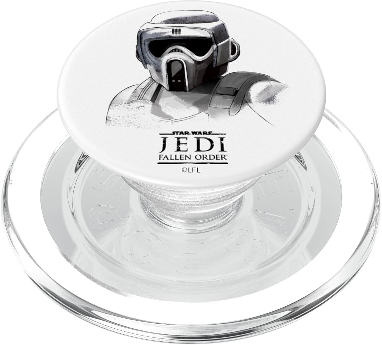 Star Wars Jedi: Fallen Order Scout Trooper Sketch PopSockets MagSafe PopGrip for iPhone