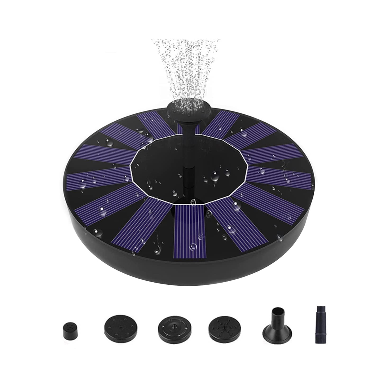 Mini Solar Fountain Pool Pond Waterfall Garden Decoration Outdoor Bird Bath Powered Water Floating Efficient Use Of Energy