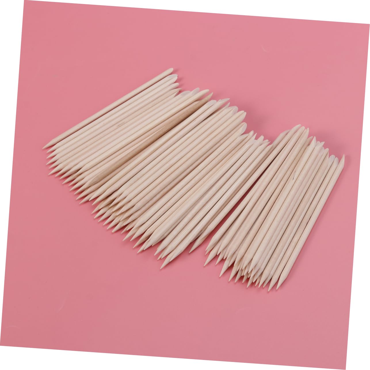 Healeved 1000piezas Palitos De Madera De Naranja Para Manicura Empujador De Cutículas Duradero y Multifuncional Para Arte De Uñas y Limpieza De Esmalte