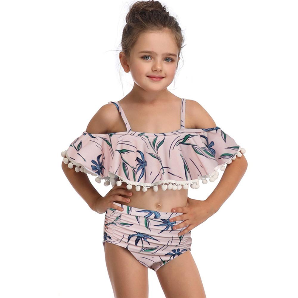 girls off the shoulder swimsuit