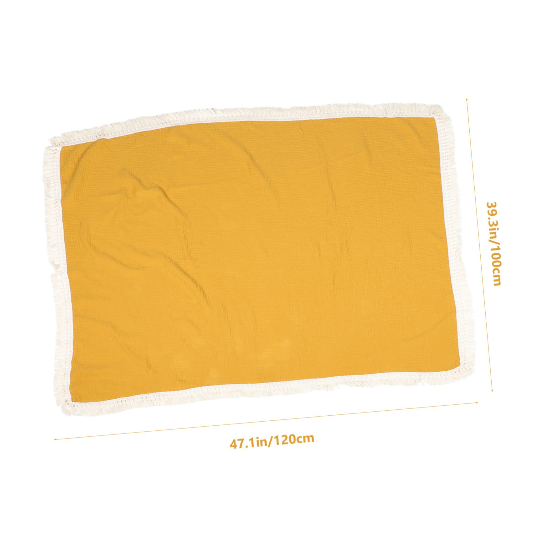 CIMAXIC Newborn Wrap Sleeping Blanket Cotton with Tassels Soft and Breathable Bath Towel for Stroller Sunshade and