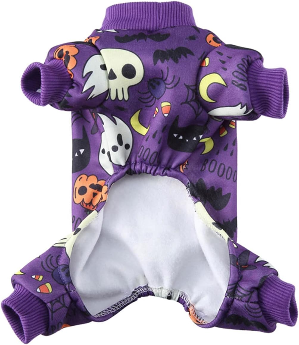 XIAOYU Halloween Dog Clothes for Small Pet Costume Holiday Festival Coat Jumpsuit - Image 3