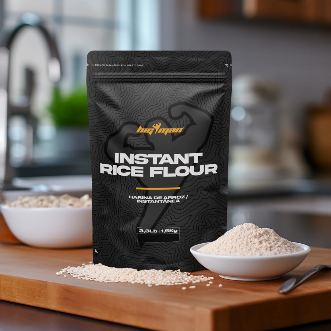 Bigman | Instant Rice Flour (1,5kg) | Farines | Sans gluten - Chocolat Noisette