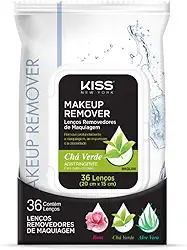 Kiss New York Lenço Demaquilante Chá Verde