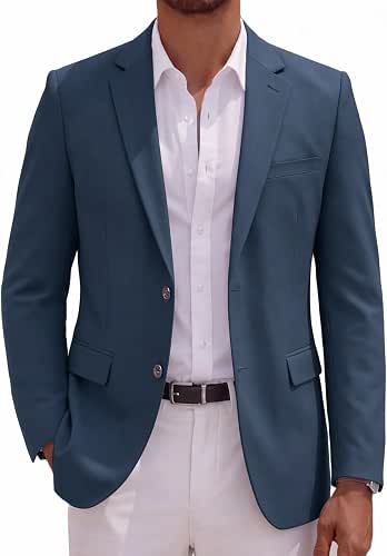 COOFANDY Men's Casual Blazer Lightweight Suit Jacket Slim Fit Sport