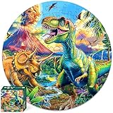 ZIZZ Dinosaur Floor-Puzzles Toy for Kids: 70Piece Dinosaur Puzzle for Kids Age 3 4 5 6 7 8 Year Olds Boy Learning & Educational Games Toys Toddlers Best Gifts for Birthday Christmas