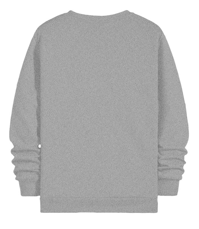 Image of Women's Cotton Stretchable Full Sleeves Sweatshirt Regular Fit, Round Neck Casual Winterwear for Boys and WOMs L318 SV