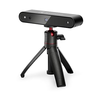 review Revopoint POP 3D Scanner 0.3mm Accuracy 8 Fps Scan Speed Desktop and Handheld Fixed/Auto Scan Mode for Face and Body Scanning Modes for Color 3D Printing - A1