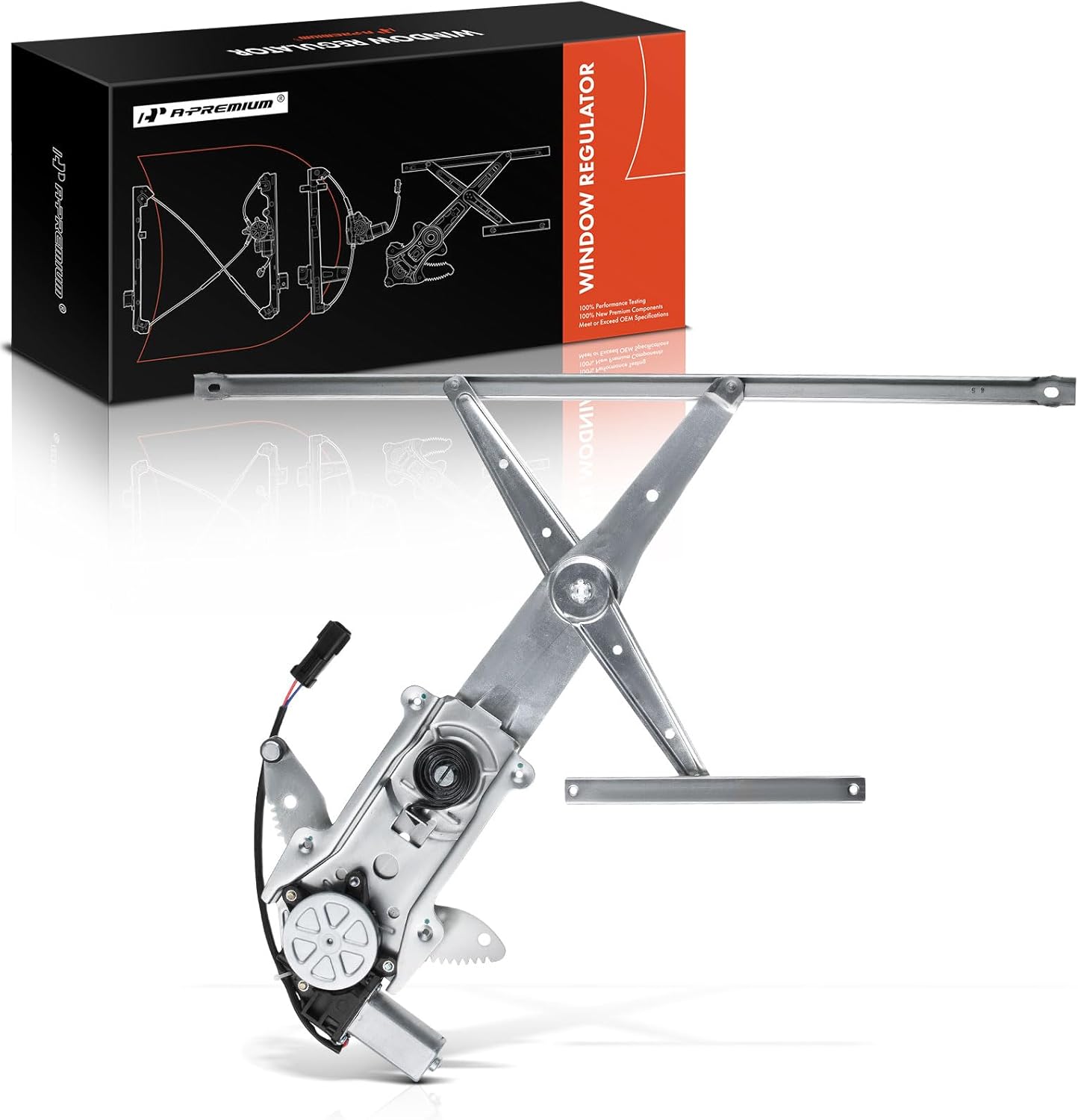 A-Premium Power Electric Window Regulator with Motor Compatible with Chrysler Sebring 2001-2006 Front Left Driver Side Convertible Only