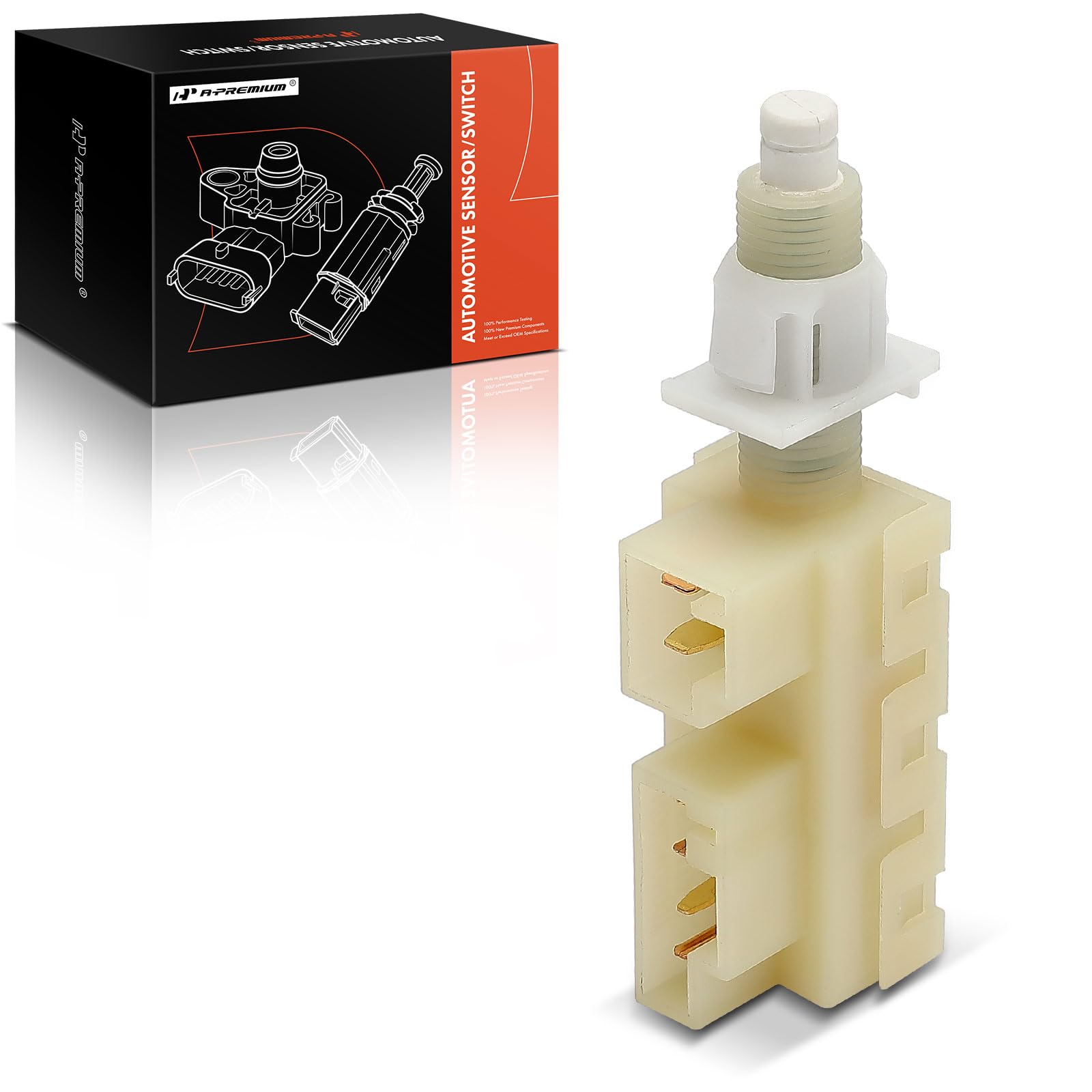 A-Premium Brake Light Switch Lam Compatible with Chevrolet Impala, Camaro, Caprice, Beretta, Cavalier, Corsica, Lumina, Lumina APV, Monte Carlo, P30, Venture & Buick & Oldsmobile & Pontiac, 6 Pins-picture-11