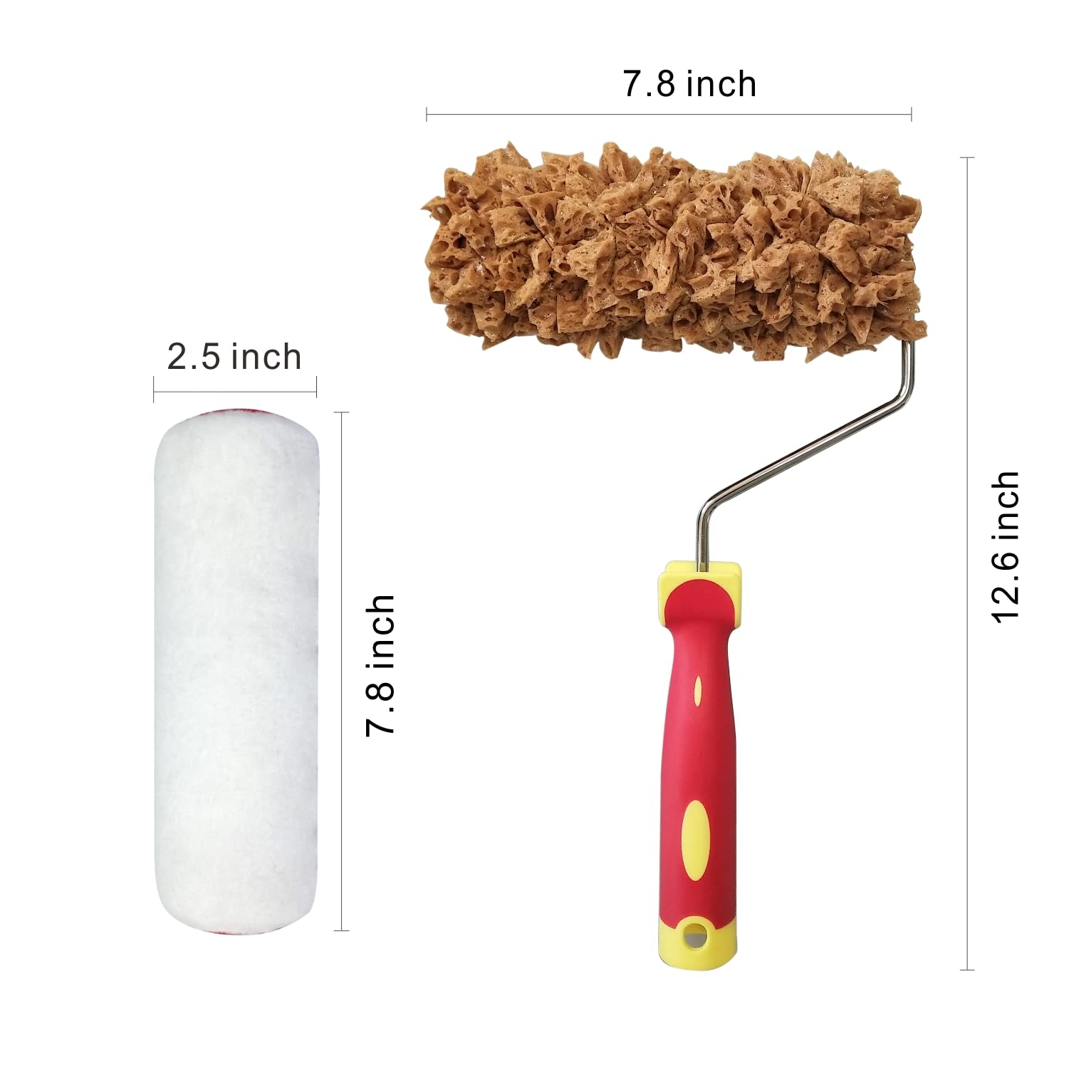 Hanroy Kits de rodillos de pintura de esponja (RM478K-TZ)