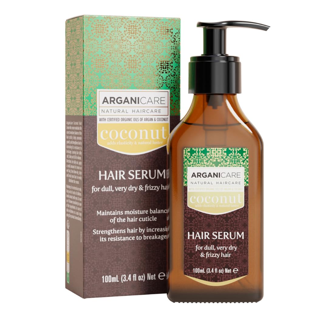 Coconut Range | REPAIR SERUM | Organic Coconut | Strengthens and Protects Your Hair | Improves Maneuverability | Anti-Breakage | High Hydration | Dry & Damaged Hair | 100 mL