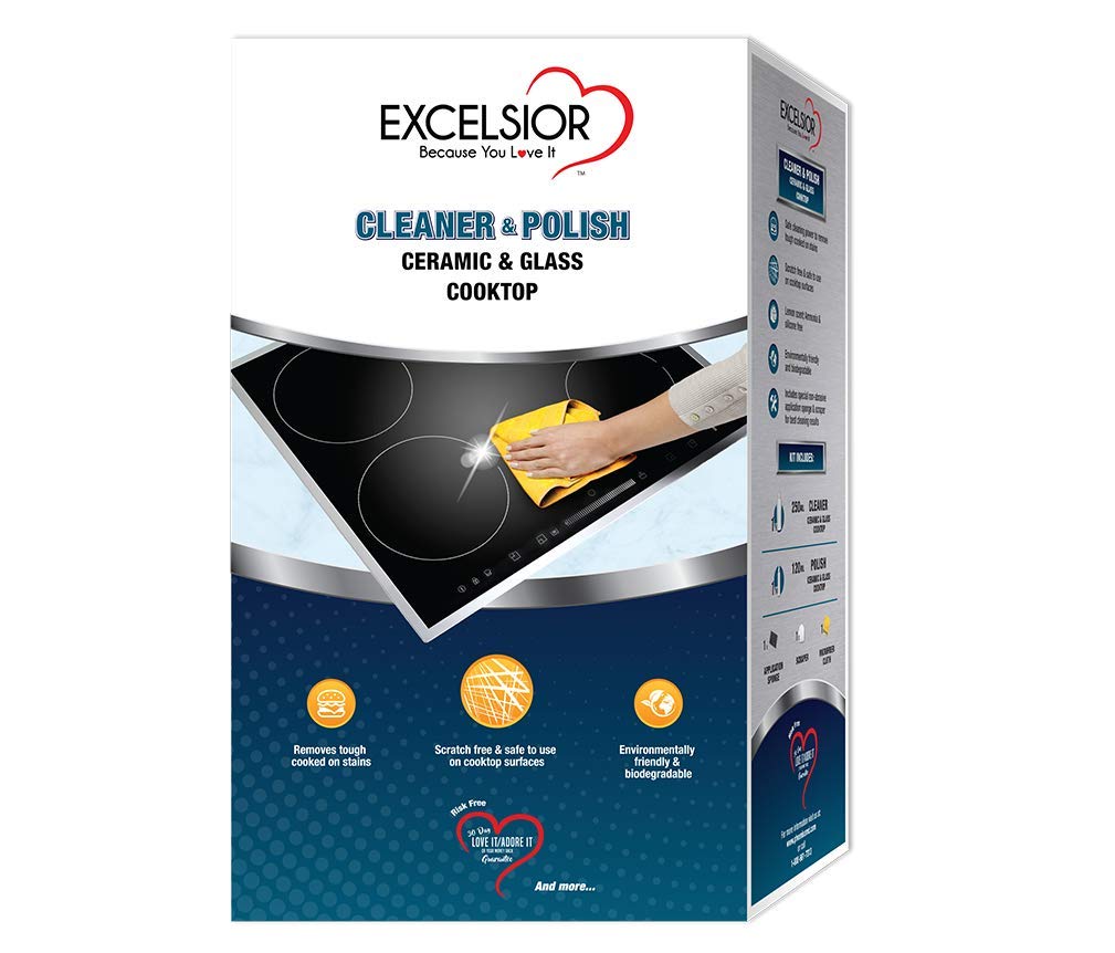 EXCELSIOR (Because You Love It) HE Ceramic and Glass Cooktop Kit, 370ml