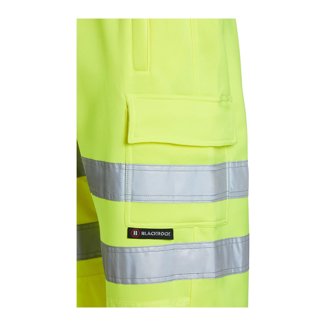 Blackrock Pantalon de Jogging Jaune Haute Visibilité, Pantalon de Sécurité, Pantalon de Jogging de Travail Pantalon de survêtement Mixte (Lot de 1)