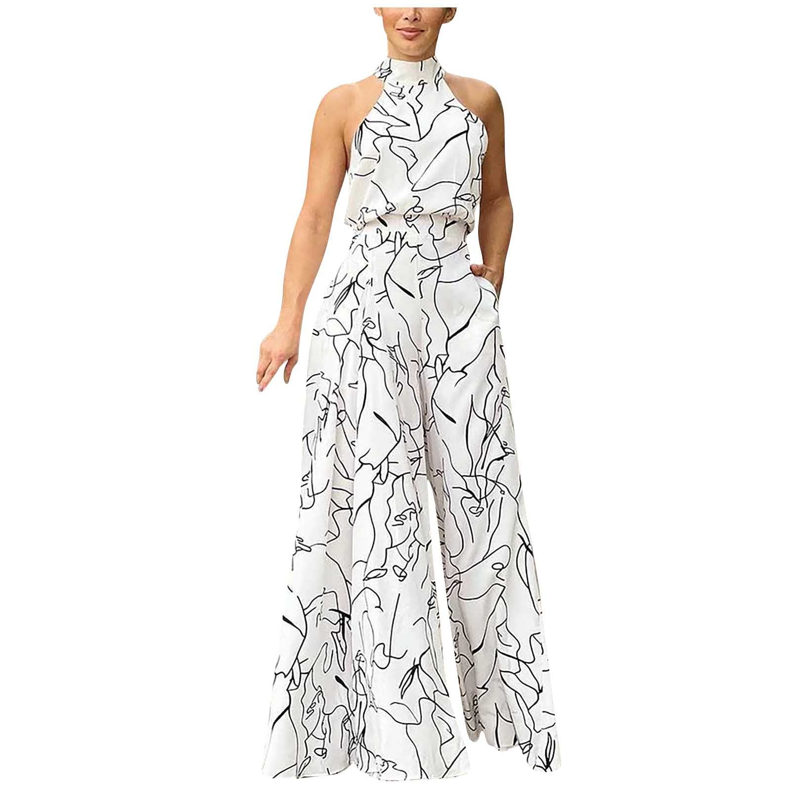 Straight Leg Autumn Pretty Comfortable Romper Womans Patterned Comfy Romper Soft Extra Long Pocketless Hi