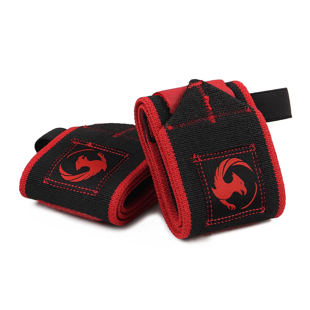 GRIFFIN GEARS Wrist Supporter Gym Wrist Wrap for Men & Women with Thumb Loop Straps - Wrist Wrap Gym Accessories for Men Hand Grip & Wrist Support Sports Straps for Gym Weightlifting (Medium 24Inch)-image-24