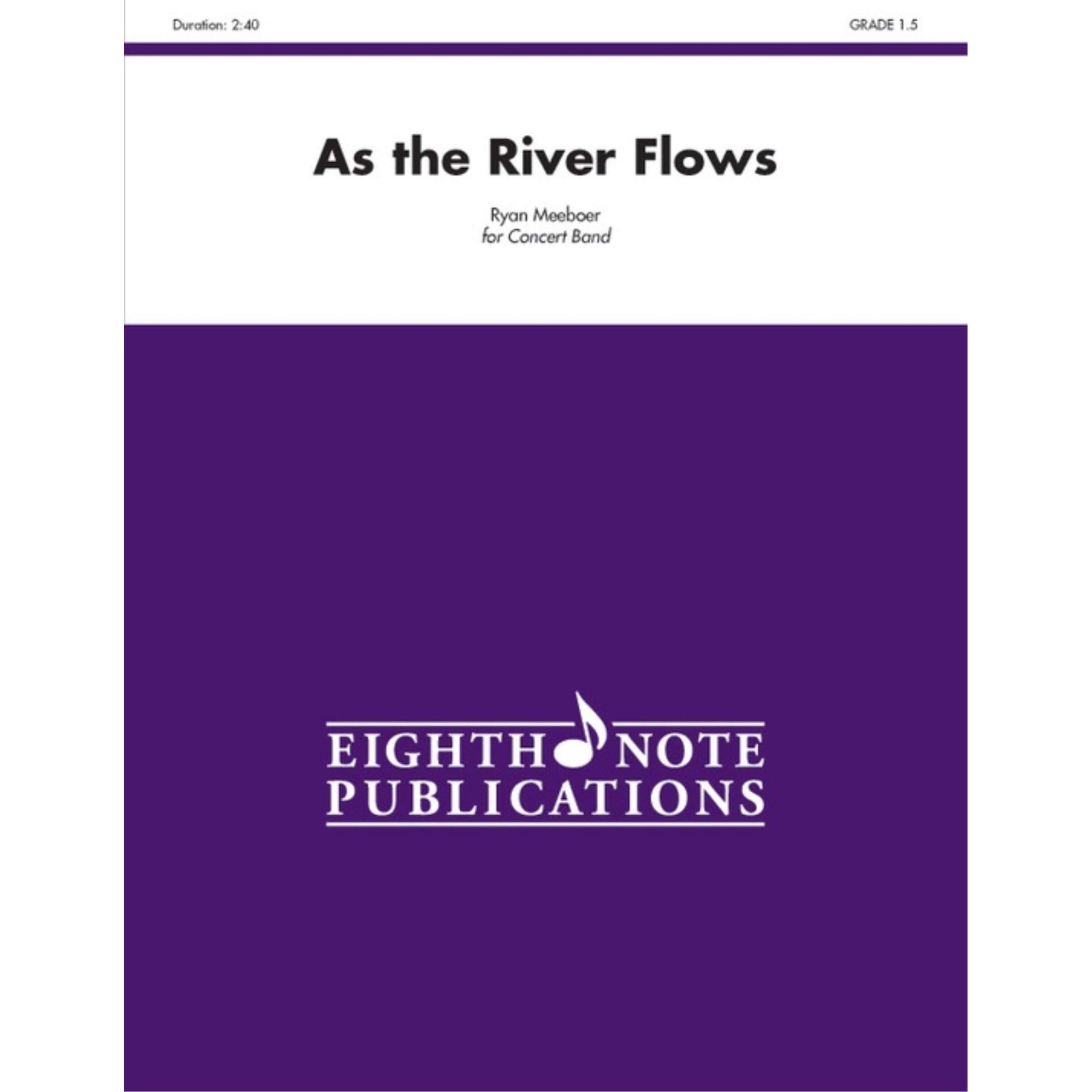 As the River Flows: Conductor Score & Parts Paperback – 1 April 2011