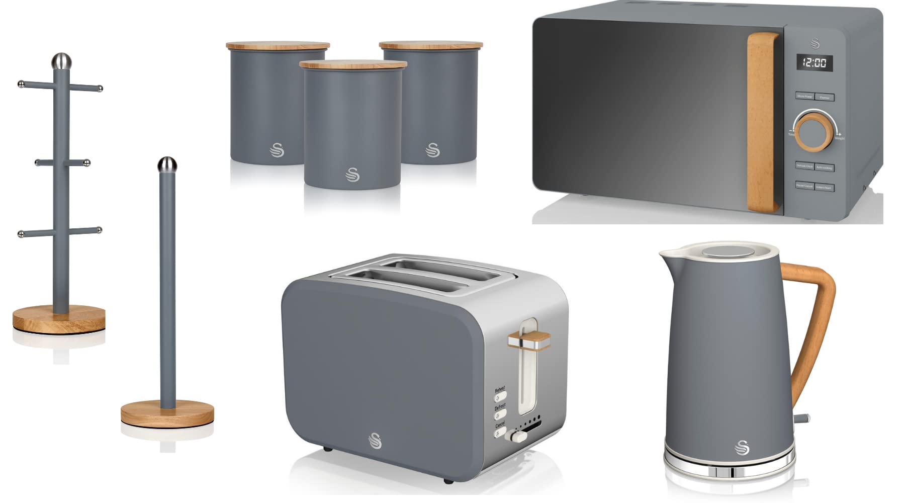 Buy Swan Products Nordic Kitchen Set Including 1.7L Jug Kettle, 2 Slice